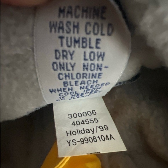 Old Navy Yellow Gray Anorak Pullover Jacket Hooded Windbreaker Holiday‎ 99 XS - Picture 7 of 8